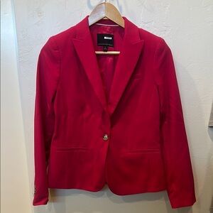 Banana Republic Red Blazer Modern Tailored Fit